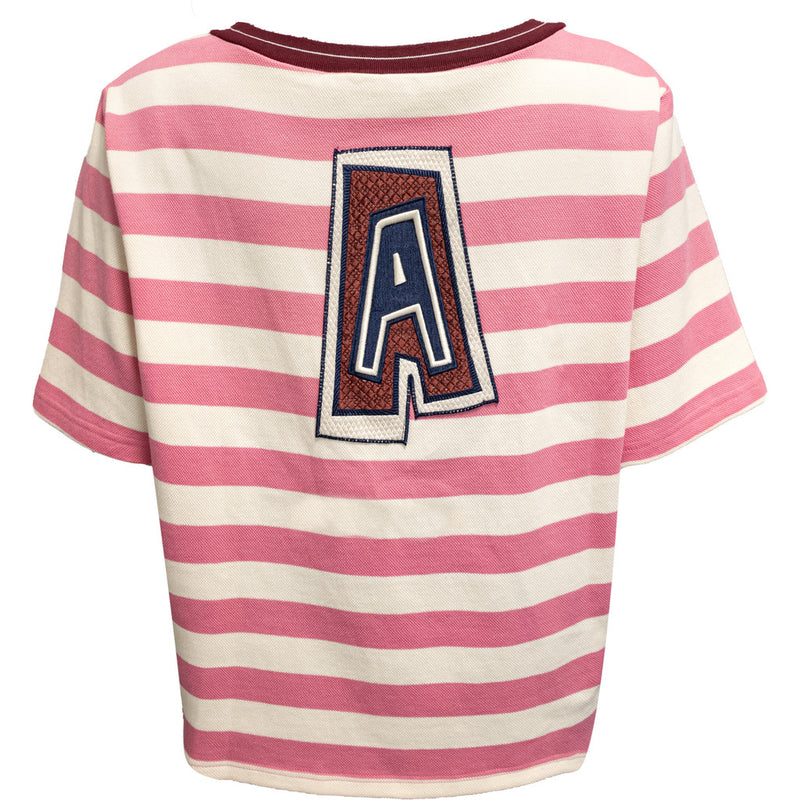 Costamani Høilund Stripe Tee T-shirts Pink