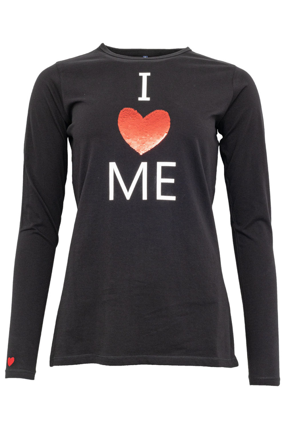 Costamani I Love Me T-shirts Red sequins