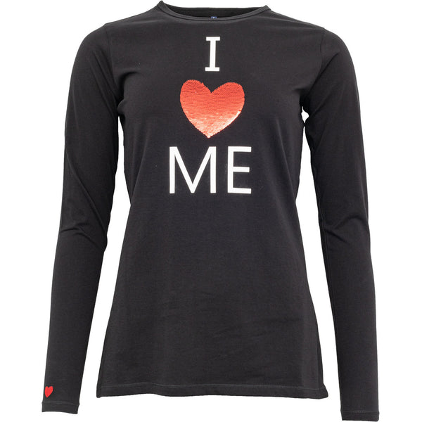 Costamani I Love Me T-shirts Red sequins