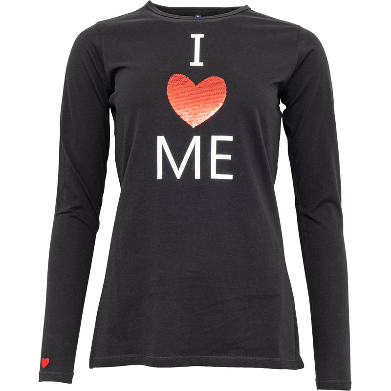 Costamani I Love Me T-shirts Red sequins
