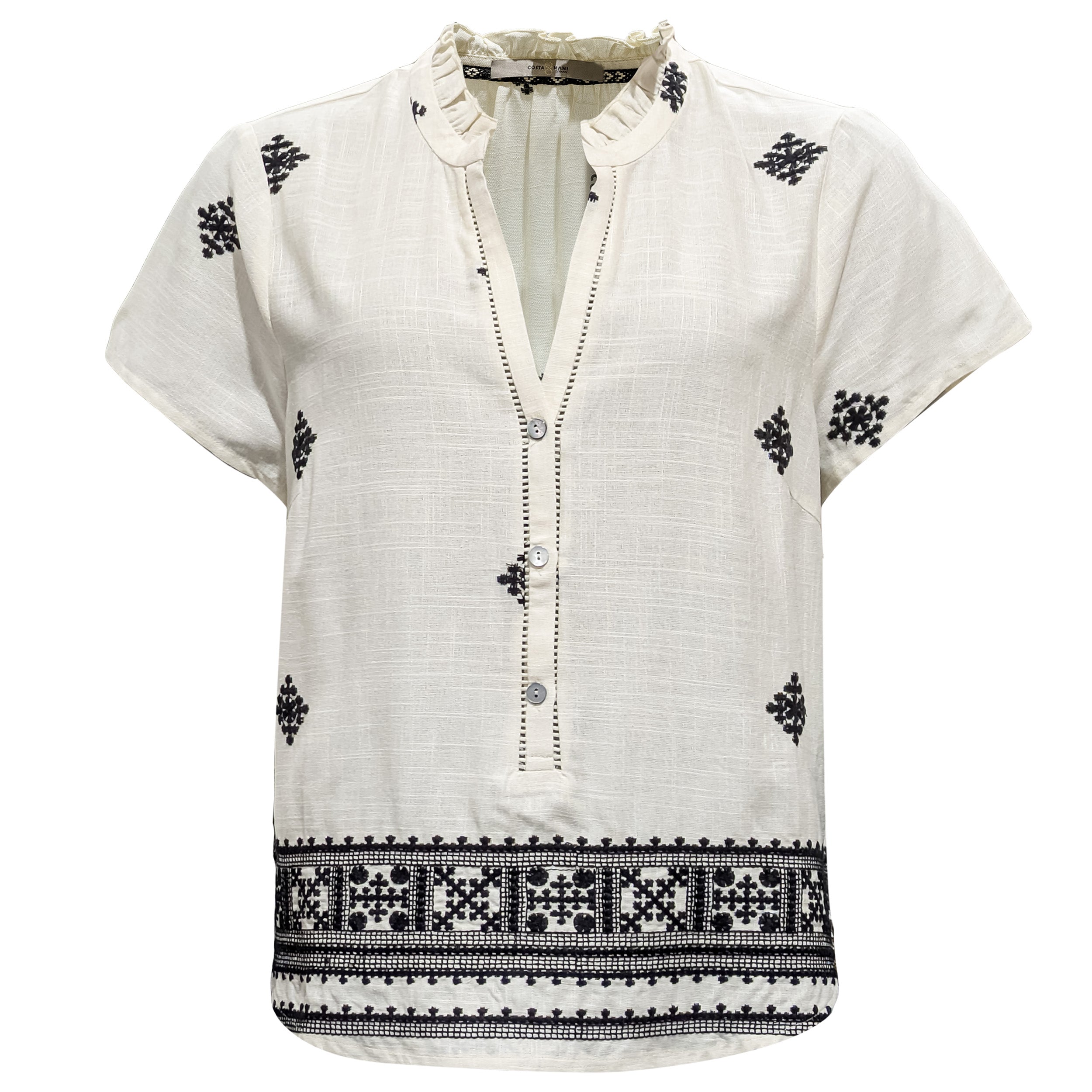 Costamani Ice Shirt Shirts Black/Whisper Embo