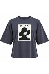 Icon Hat Tee - Dark grey