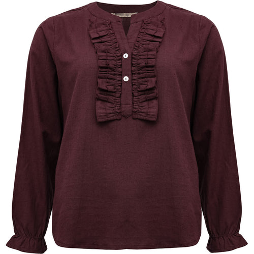 Irena Shirt - Wine