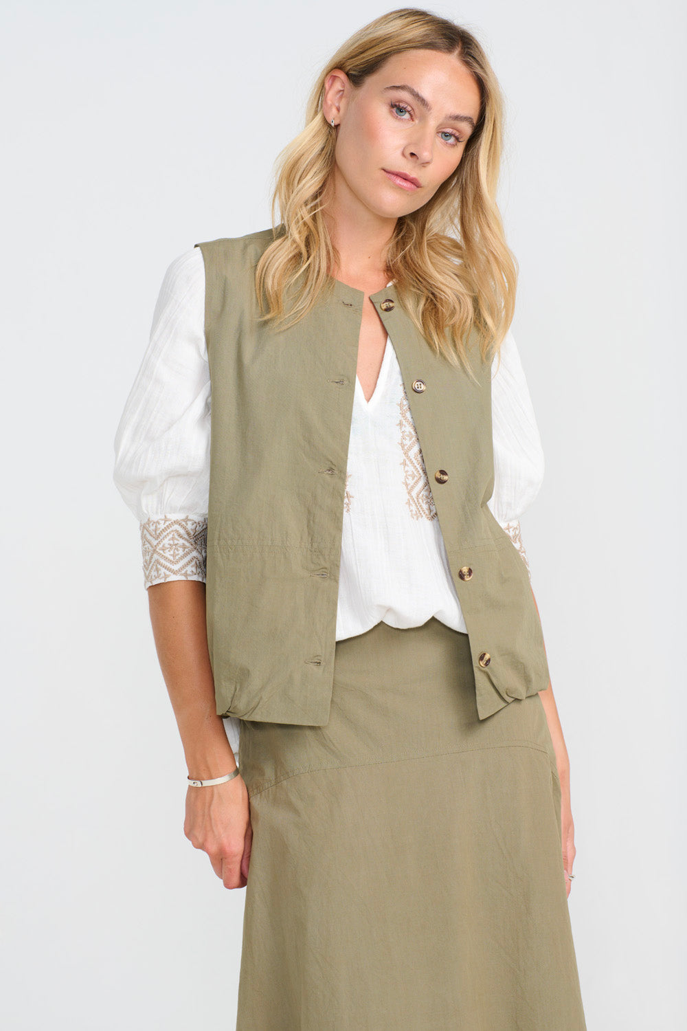 Costamani Jake Vest Kimonos/ Vest Army