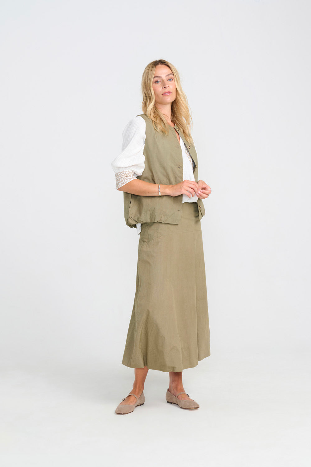 Costamani Jake Vest Kimonos/ Vest Army