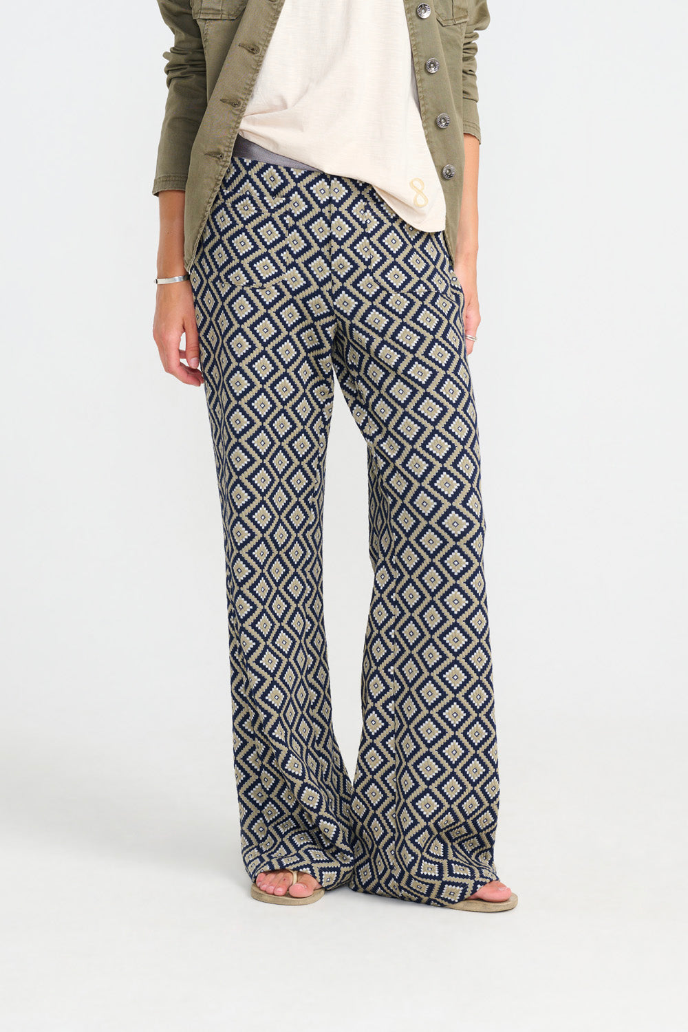 Costamani Jers Pants Pants Army Mix