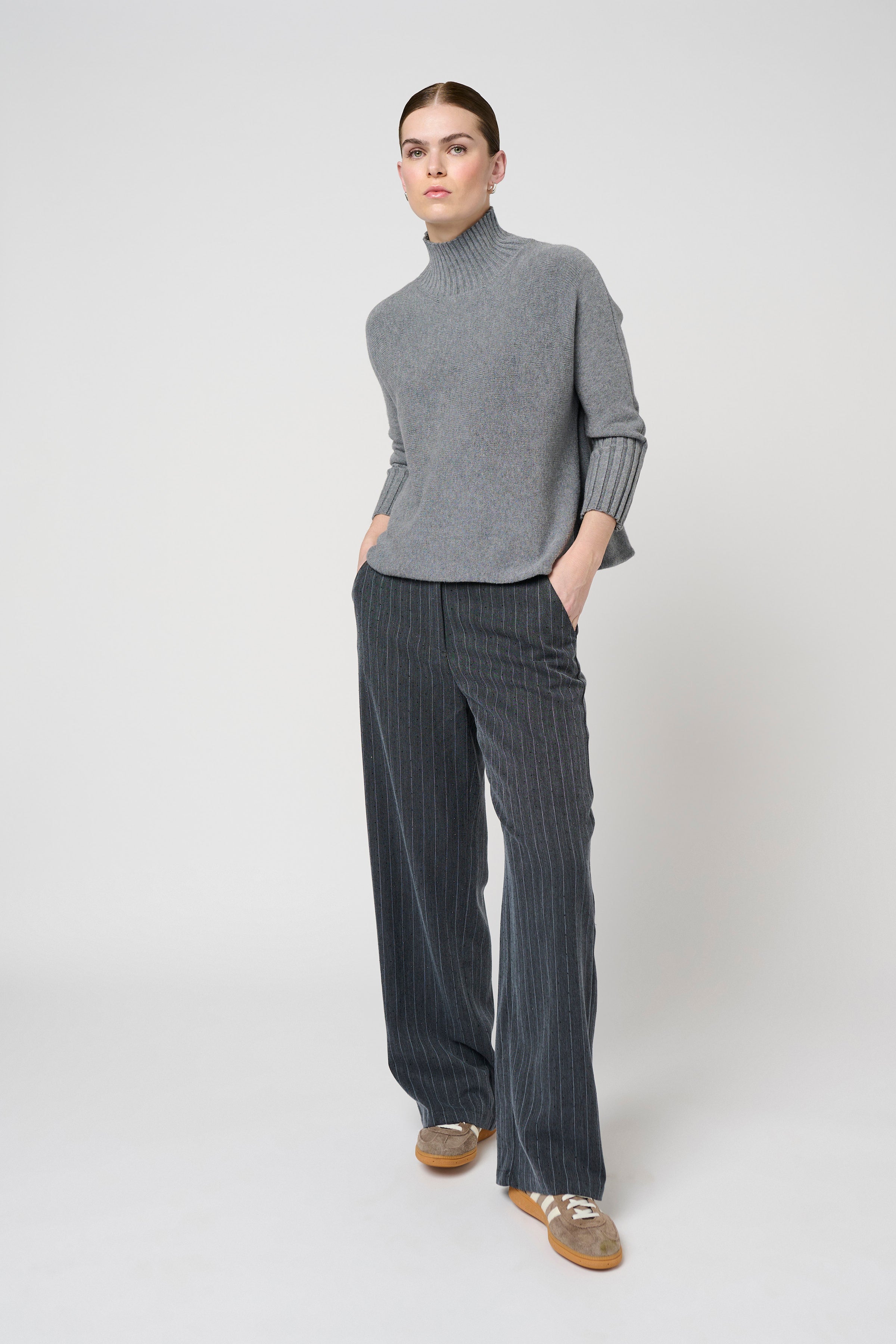 Costamani Jimmy Roll Knits Grey