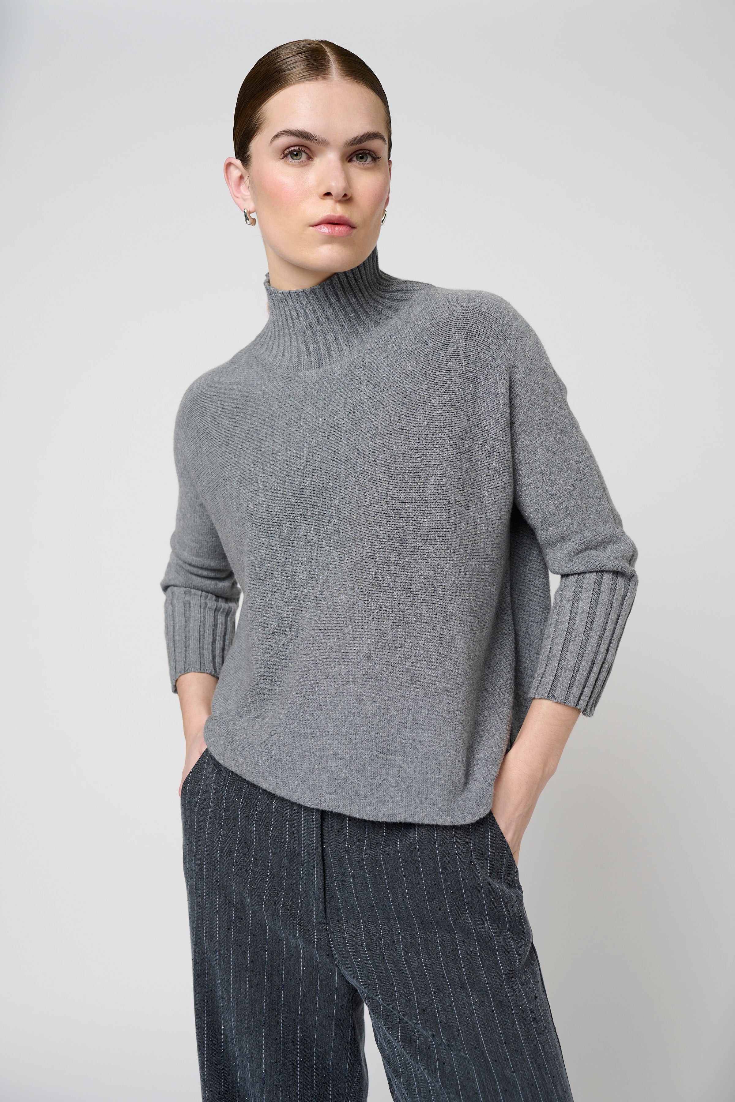 Costamani Jimmy Roll Knits Grey