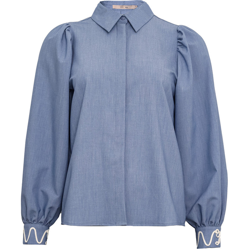 Costamani Judith Shirt Shirts Blue/Whisper Embo