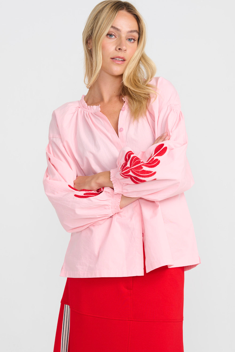 Costamani Julle Shirt Shirts Pink Red