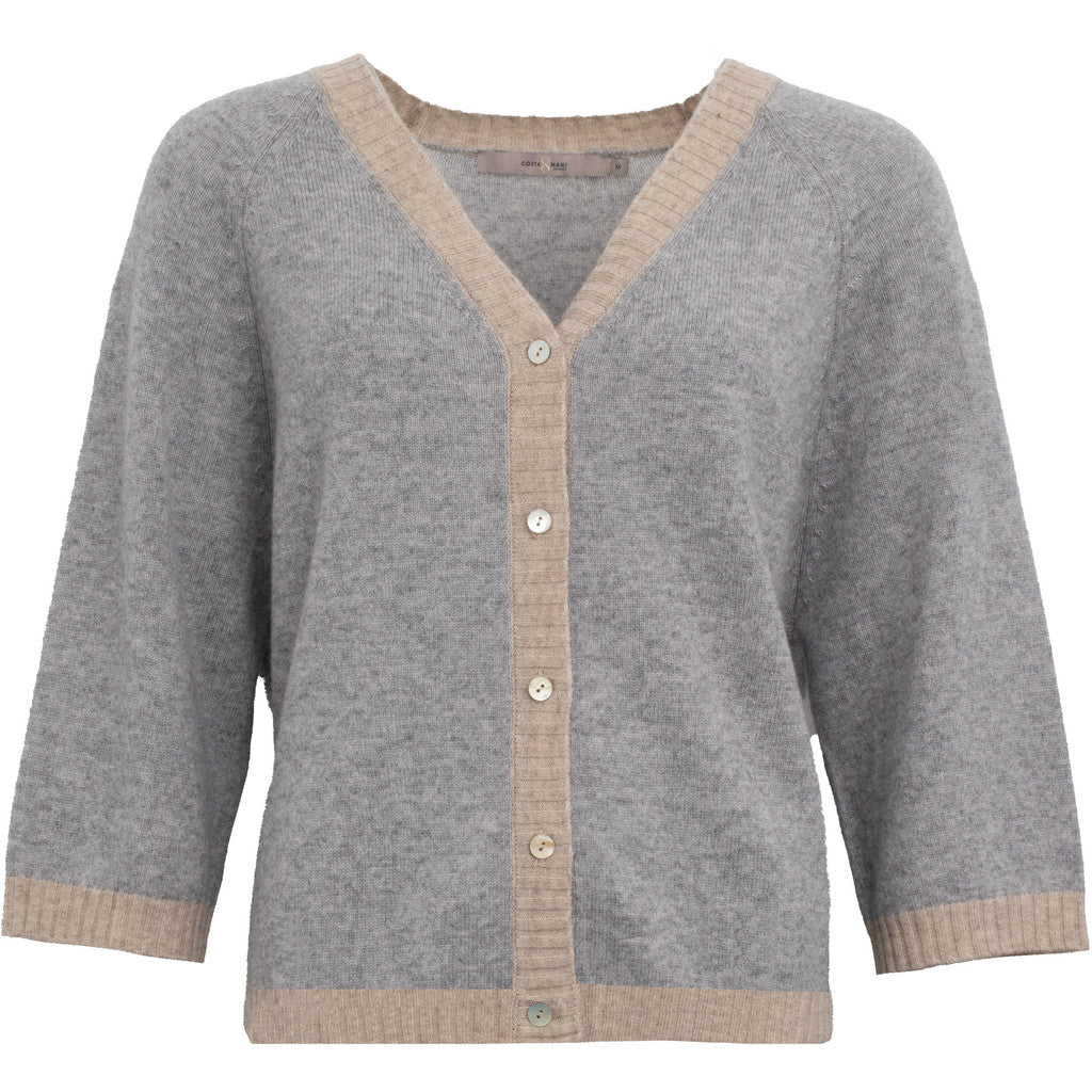 Costamani Kash Mix Cardigan Knits Grey/Sand