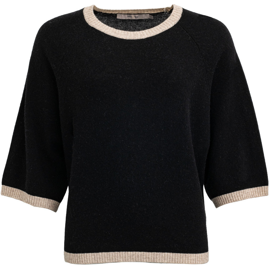 Costamani Kash Mix Pullover Knits Black/Sand