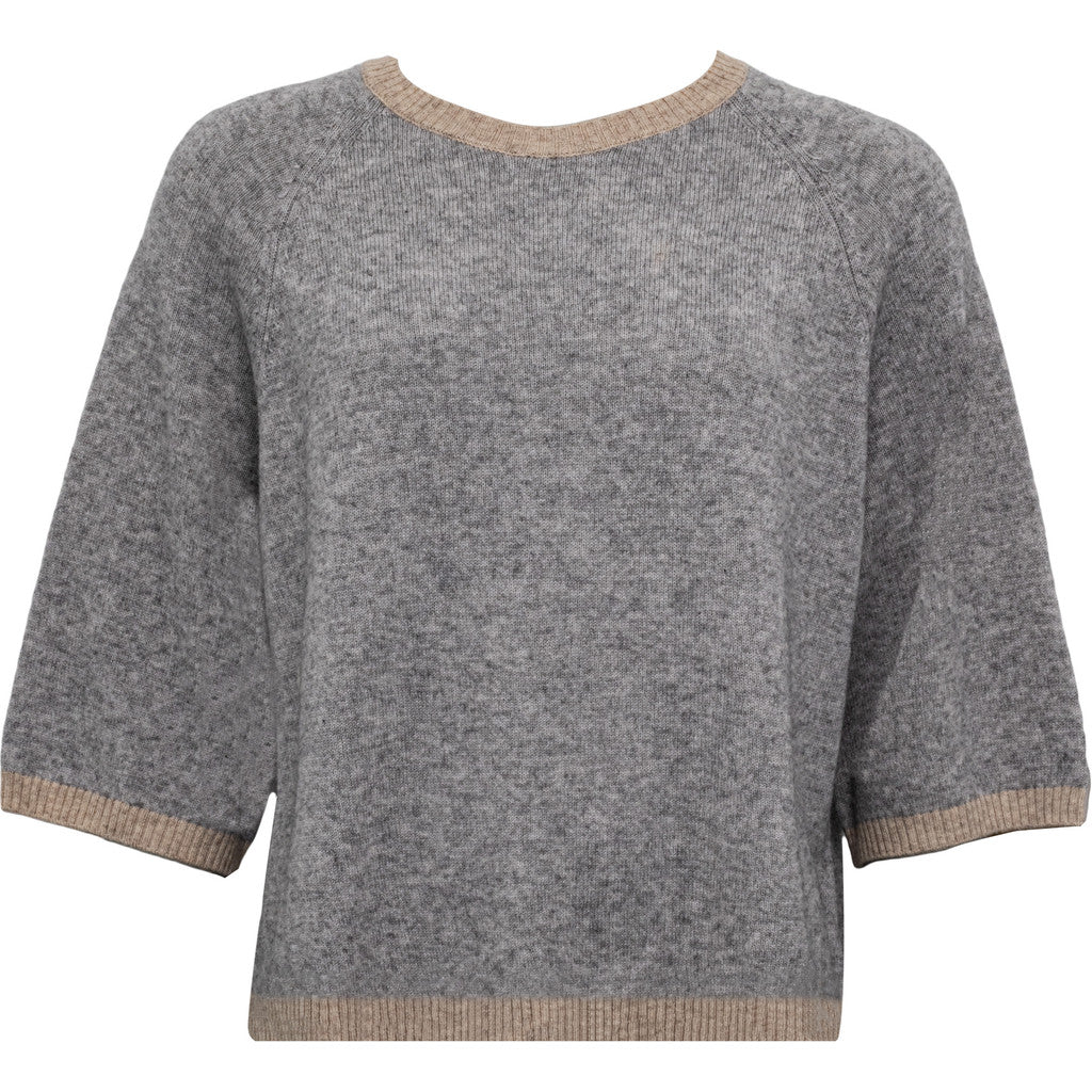Costamani Kash Mix Pullover Knits Grey/Sand