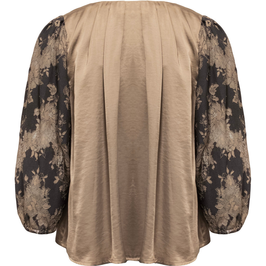 Costamani Laci Blouse Blouse Grey/Sand