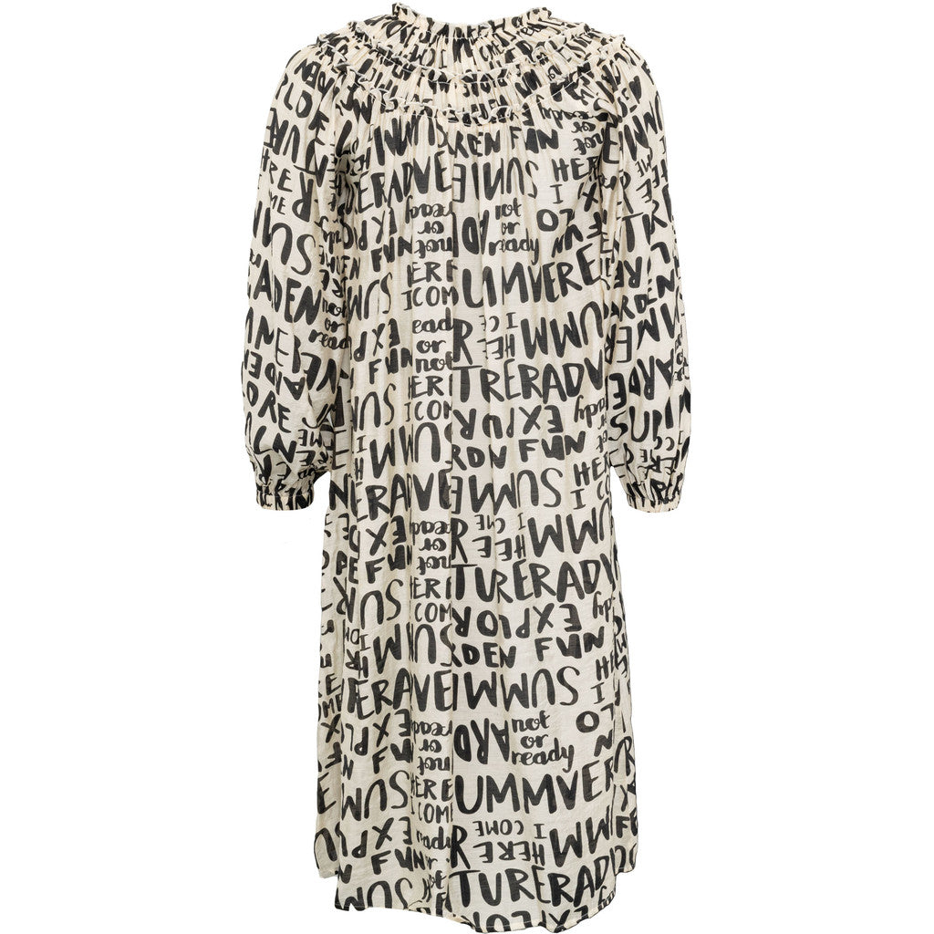 Costamani Lets Dress Dresses Black Letters
