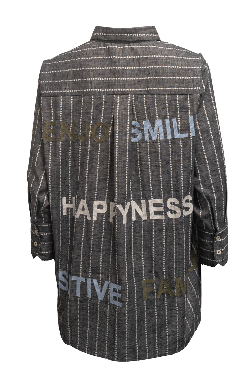 Costamani Letters Shirt Shirts Black