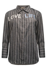 Letters Shirt - Black