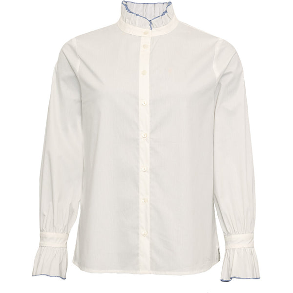 Costamani Liam Shirt Shirts Whisper White W/Blue