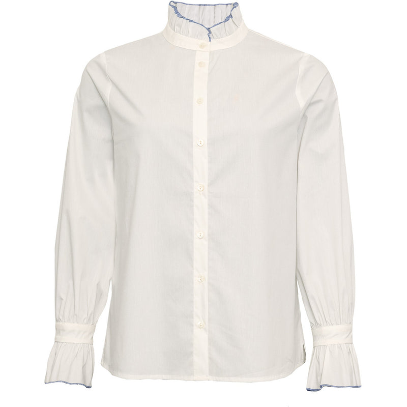 Costamani Liam Shirt Shirts Whisper White W/Blue