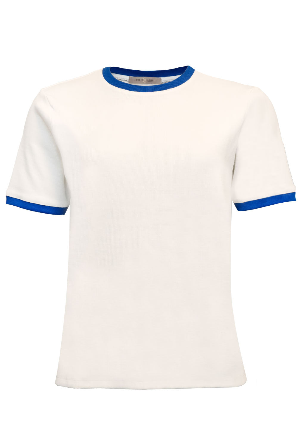Costamani Love SOLID Tee T-shirts White/Blue
