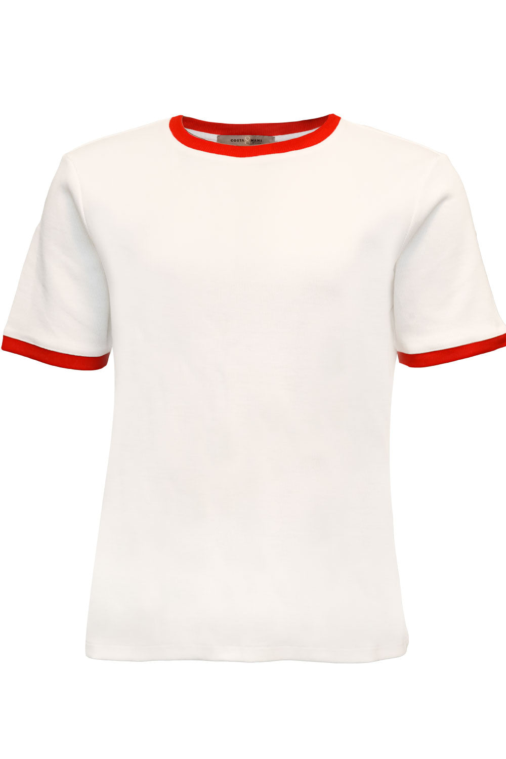 Costamani Love SOLID Tee T-shirts White/Red