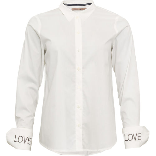 Love Shirt - White / Gray Love