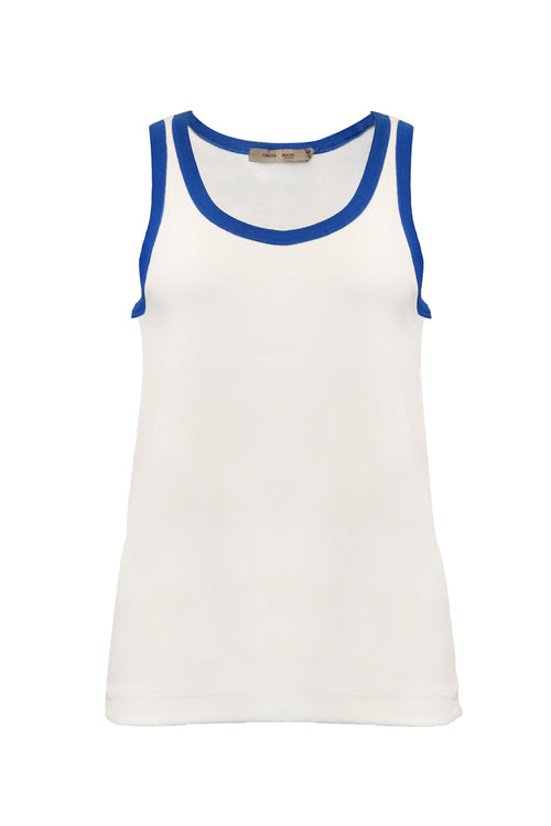 Love Top - White/Blue