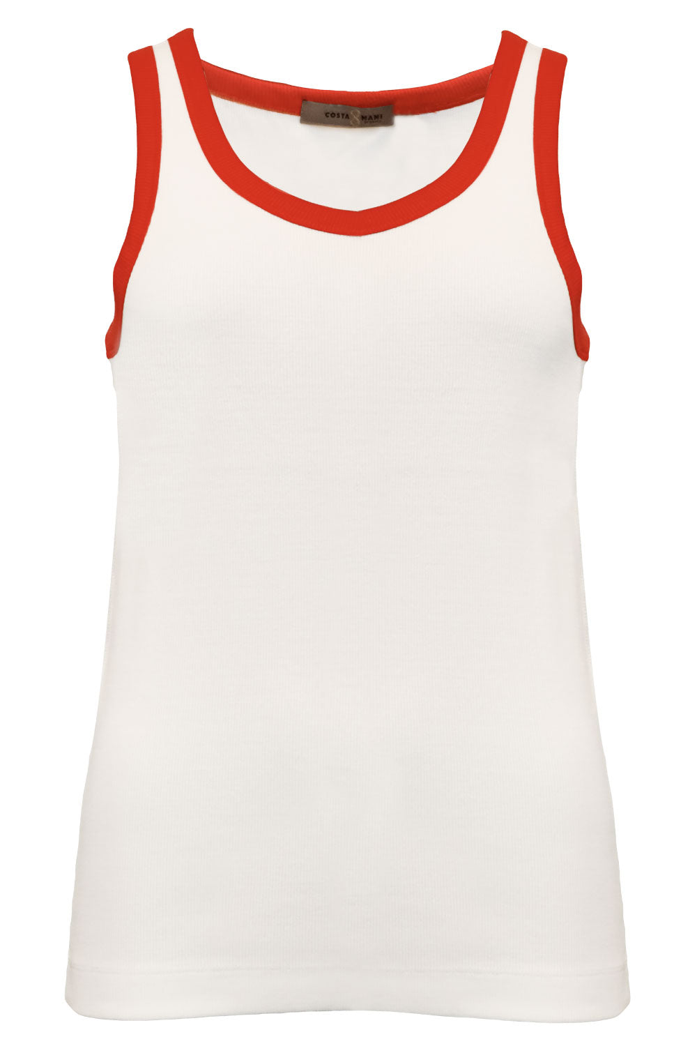 Costamani Love Top Tops White/Red