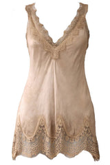 Mila Lace Top - Golden sand