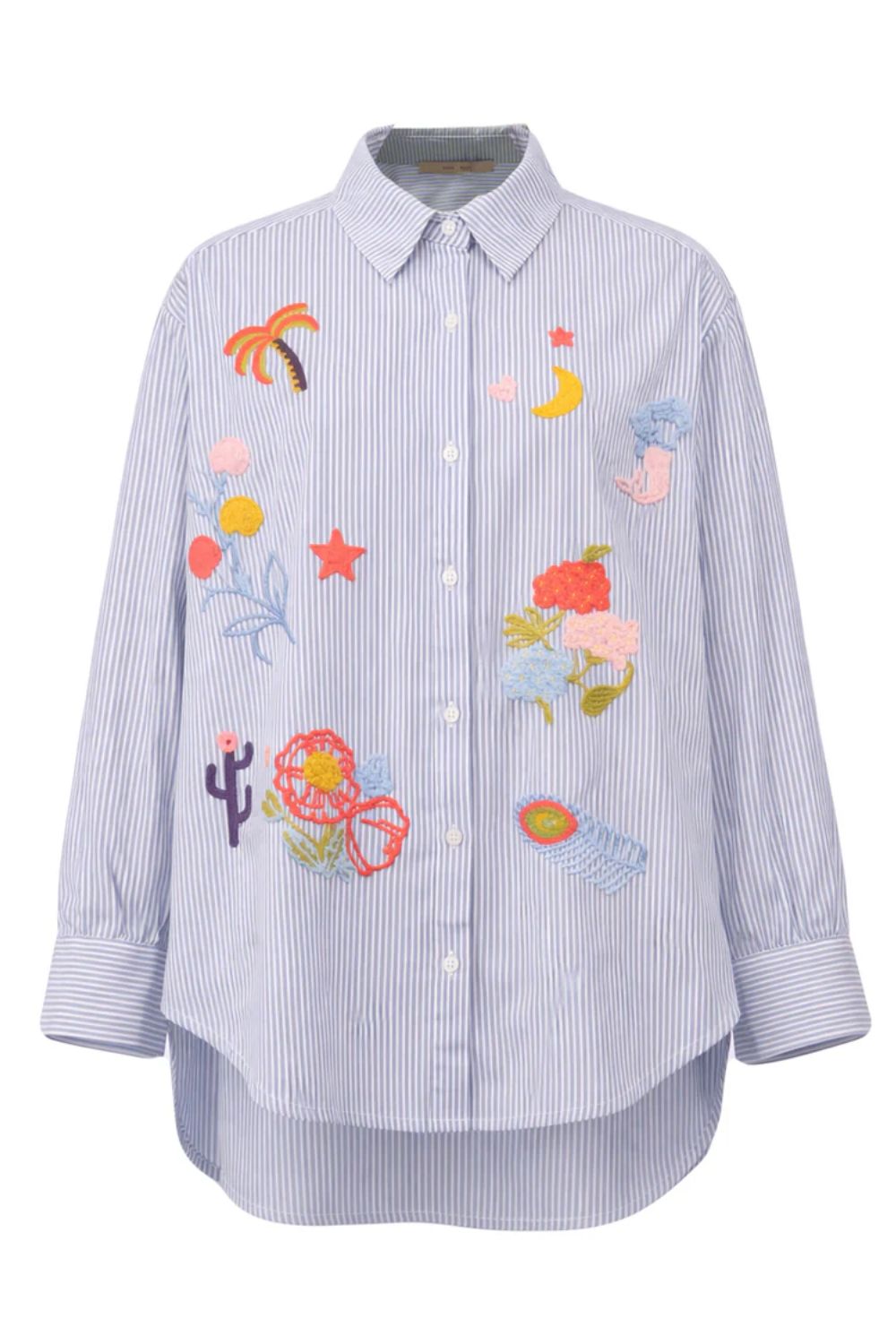 Costamani Mia Shirt Shirts Stripe / Palm