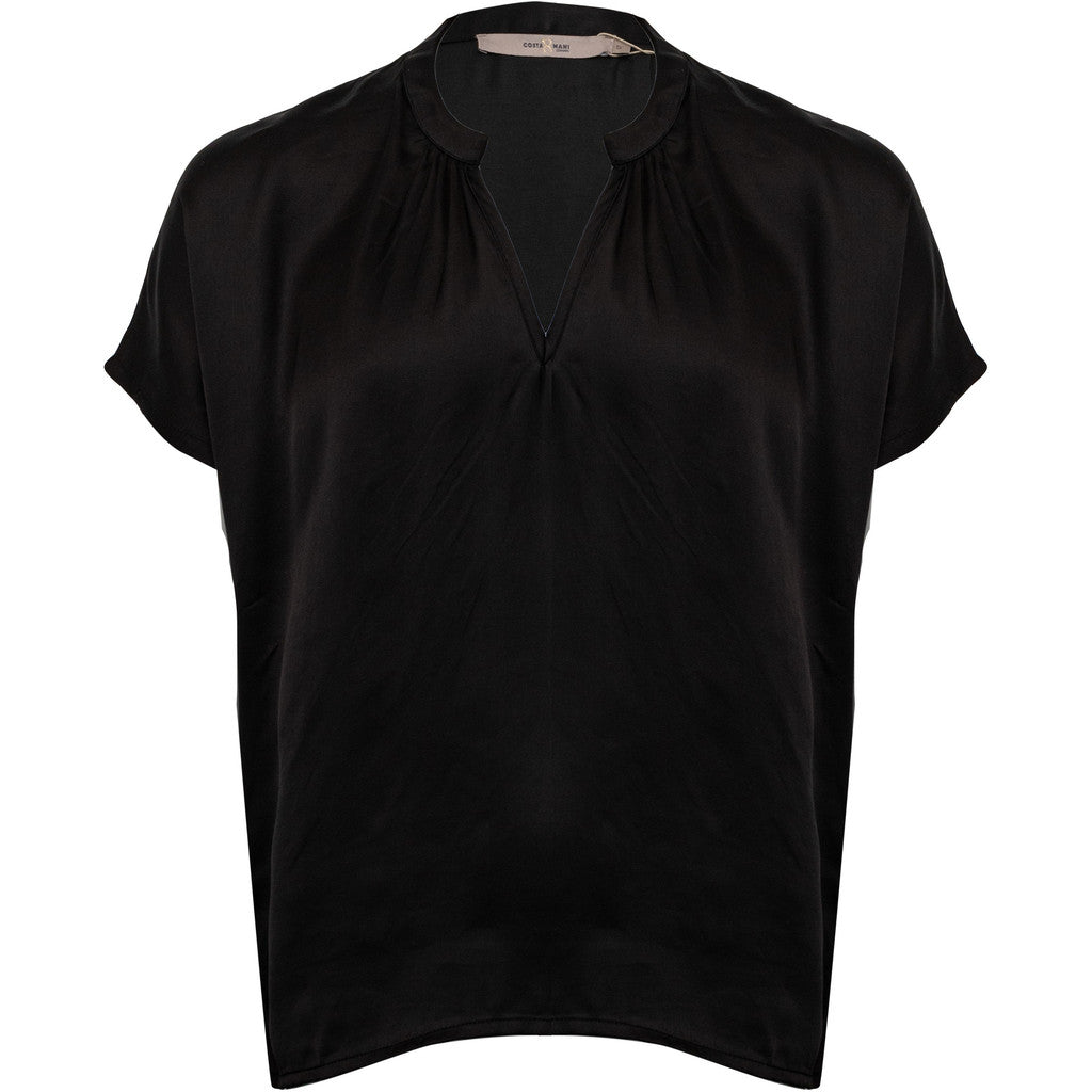 Costamani Mille SS Blouse Blouse Black