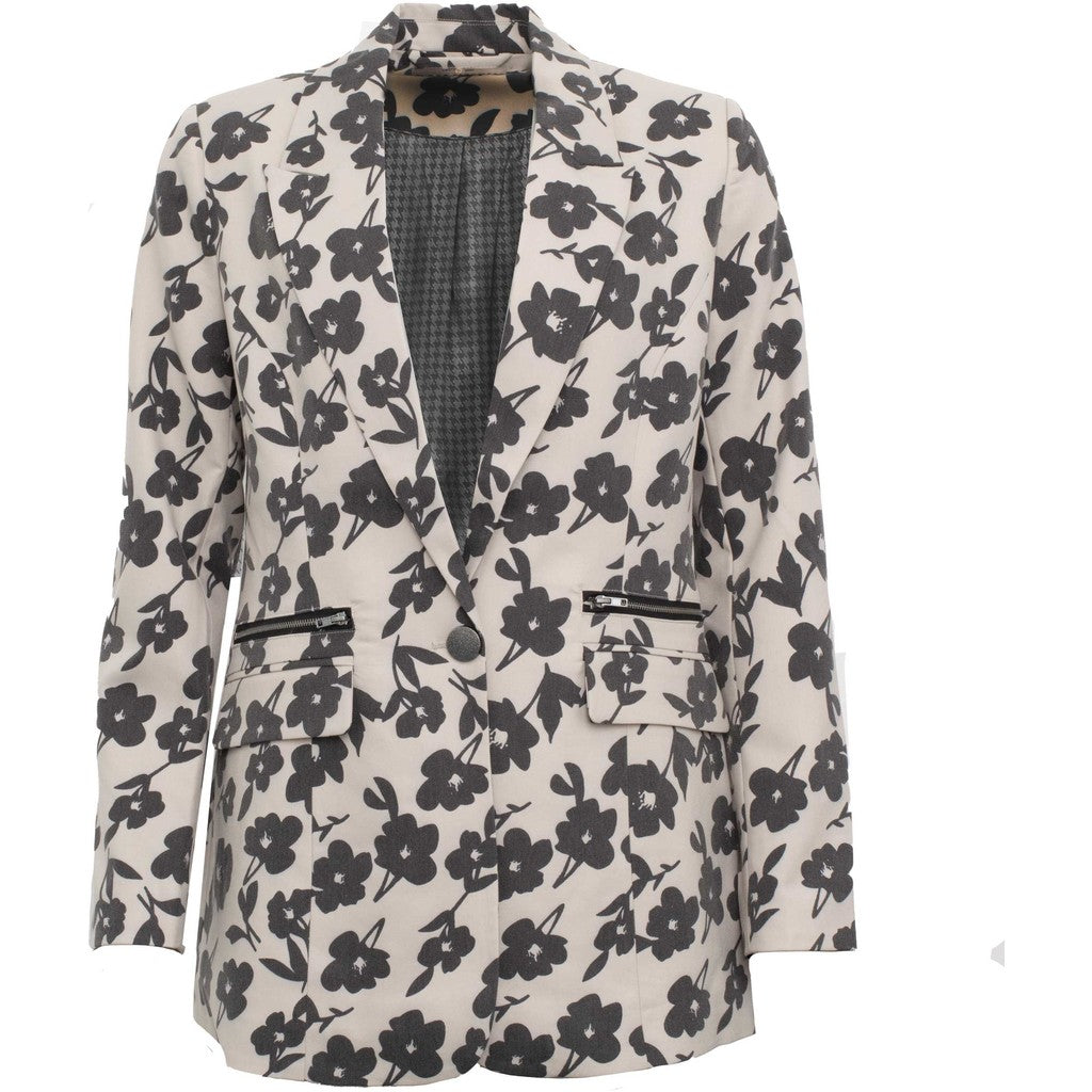 Costamani Monalisa Blazer Blazers Grey Flower