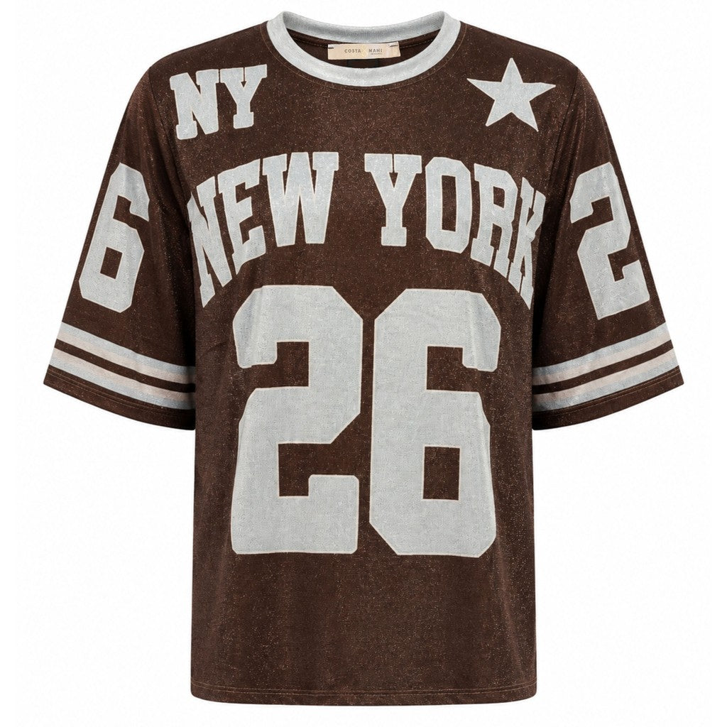 Costamani New York Tee T-shirts Choco