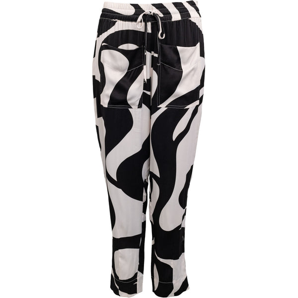 Costamani Nora Pants Pants Wave black/White