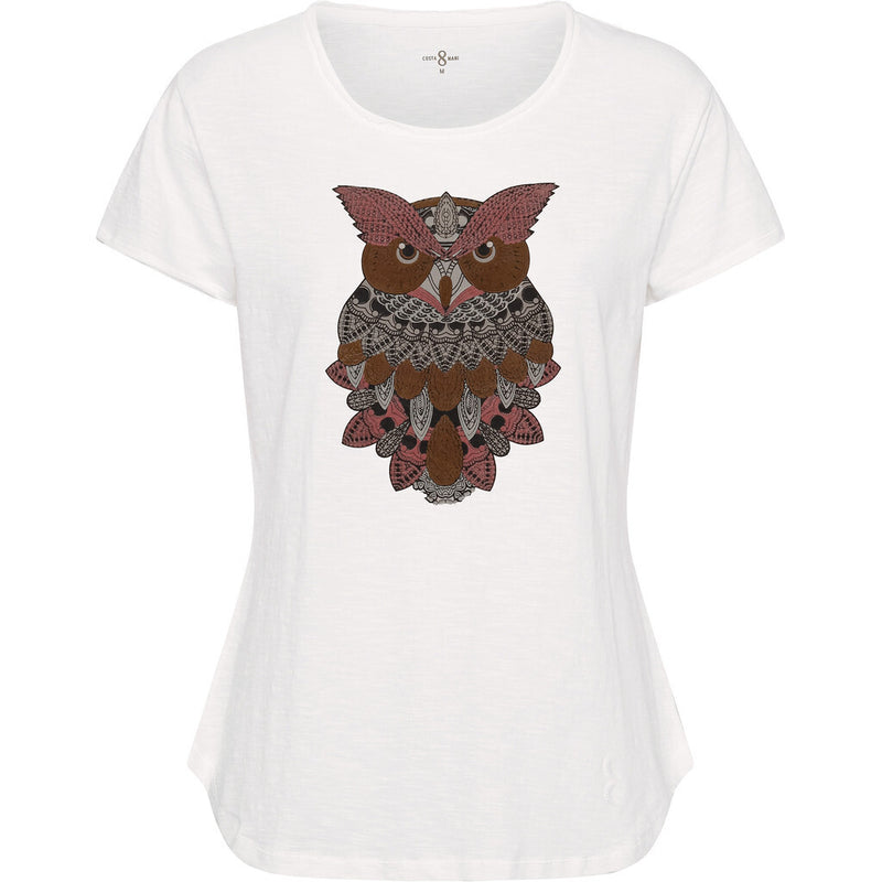 Costamani Owl Tee T-shirts White W/Dusty Mix