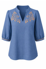 Phoenix Blouse - Blue