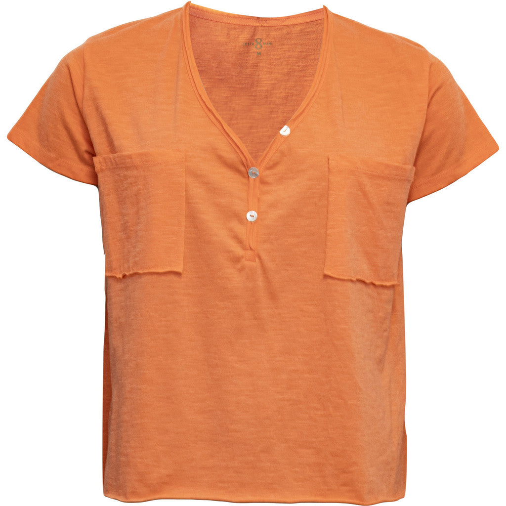 Costamani Pocket Tee T-shirts Coral