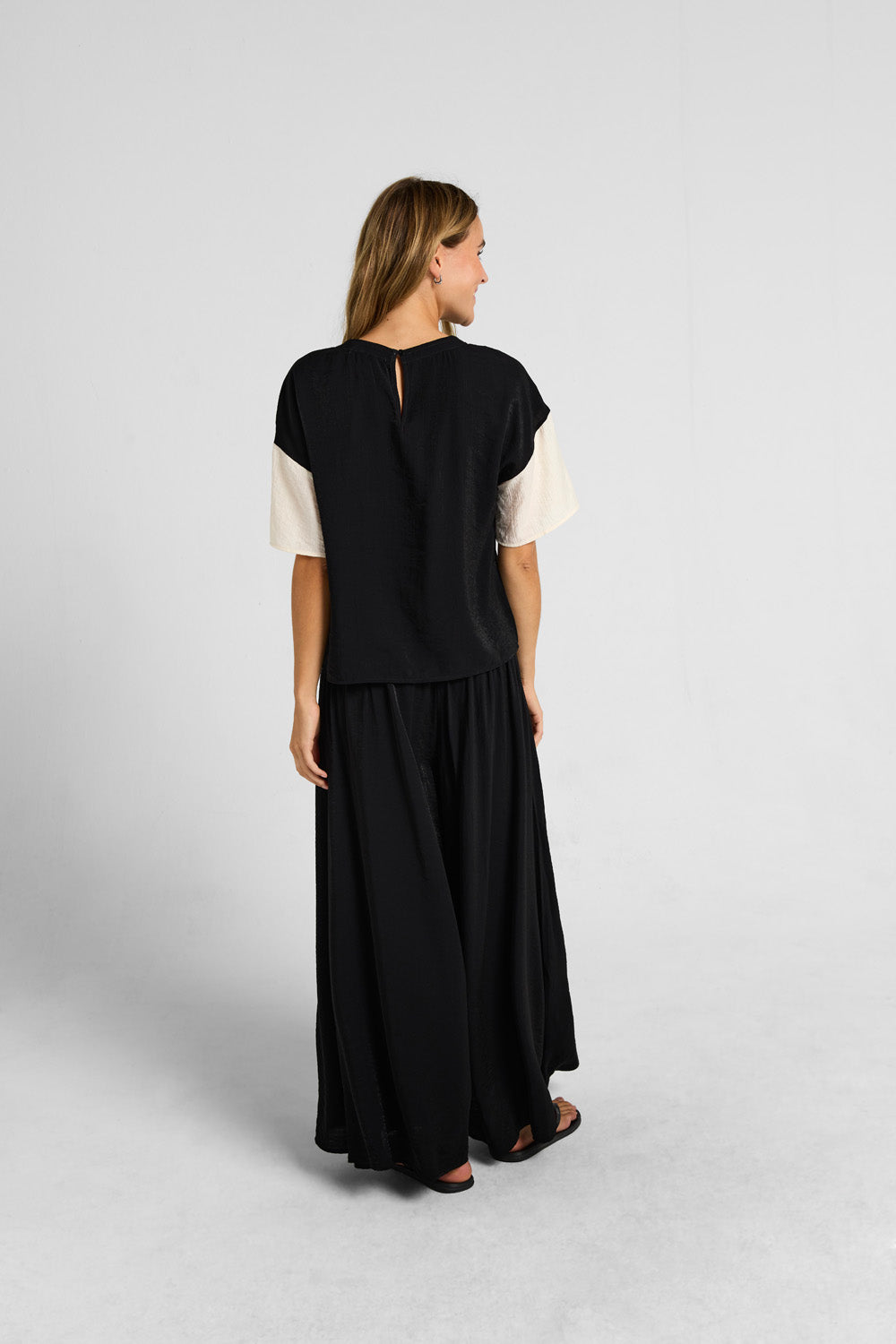 Costamani Prato Blouse Blouse Black/Whisper