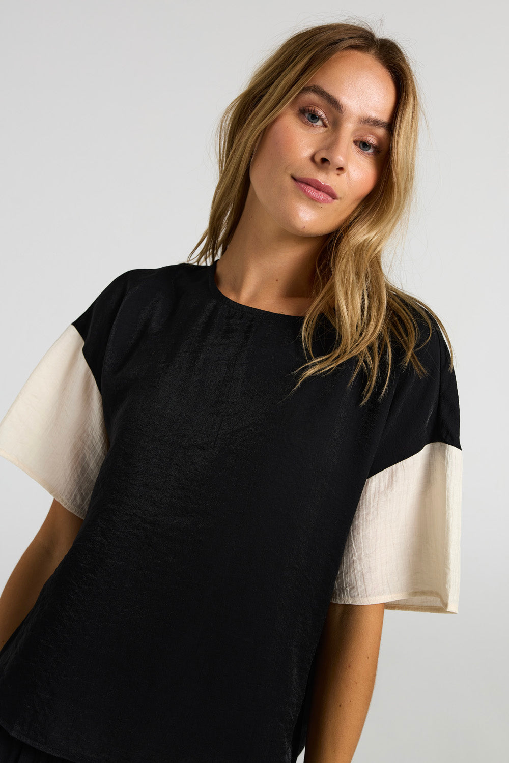 Costamani Prato Blouse Blouse Black/Whisper