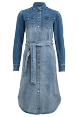 Faded denim Dress - Denim