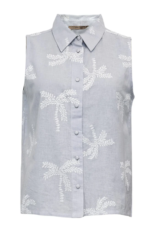 Babeth Top - Zen Blue