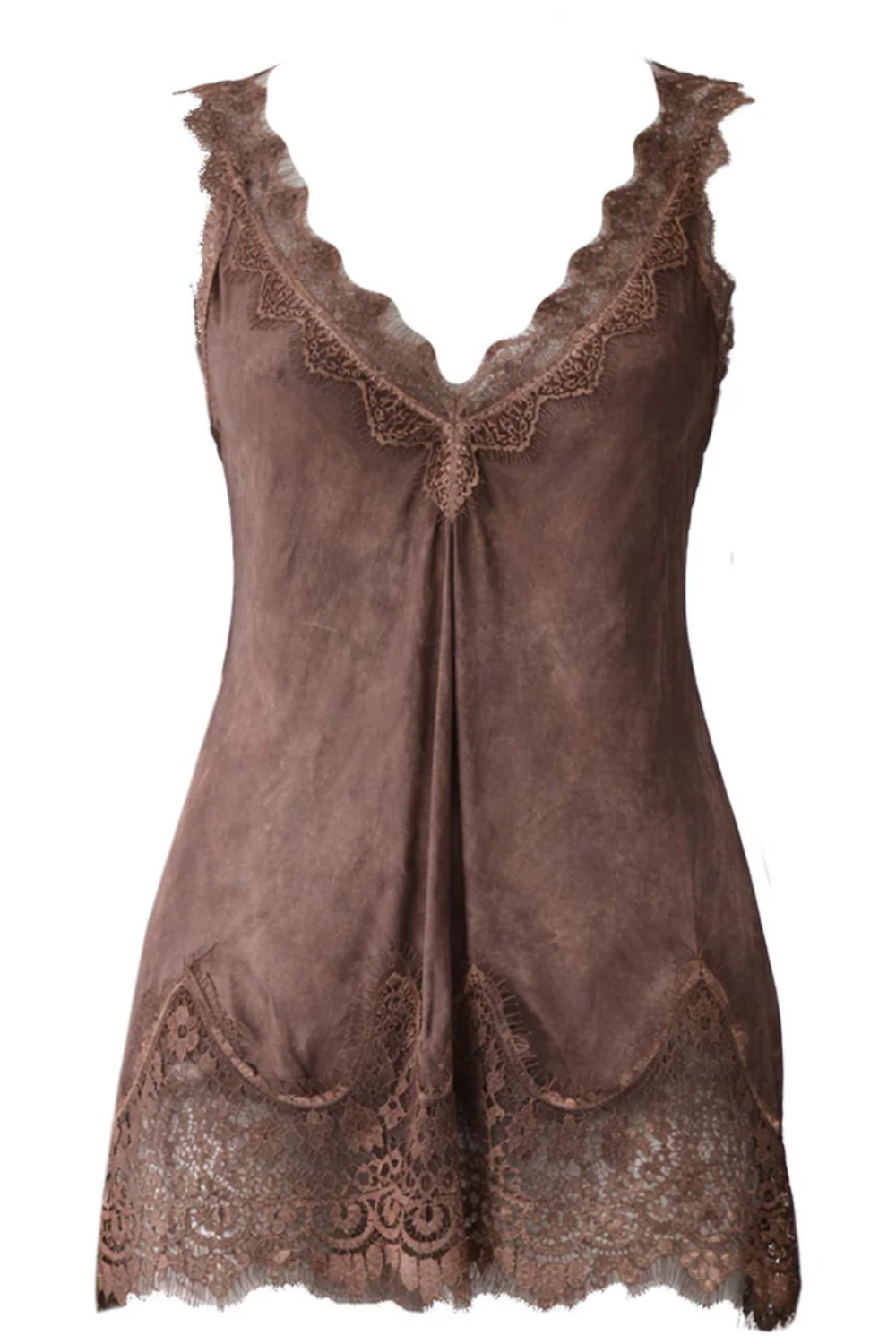 Mila Lace Top - Choco