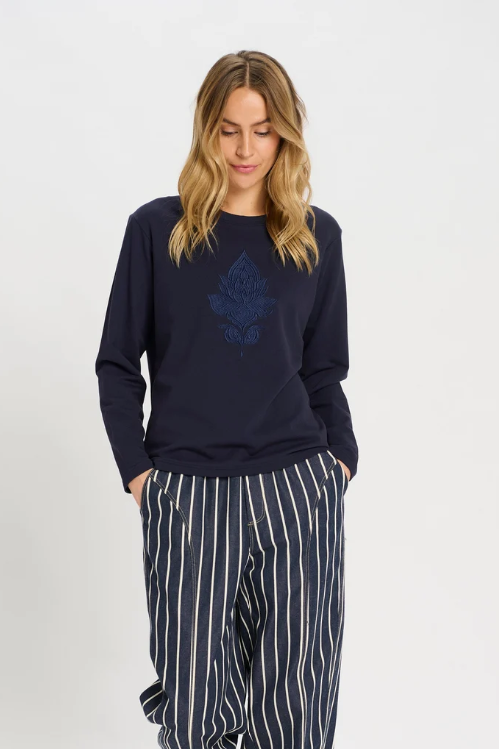 Knight Blouse - Dark blue