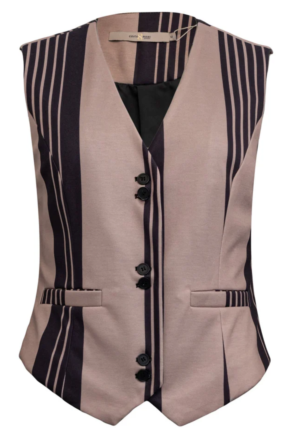 Cozzy Vest - Black Stripe