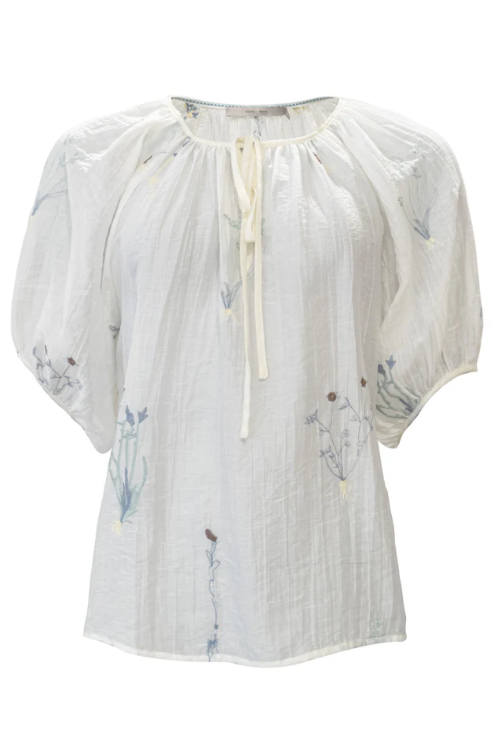 Louisa Blouse - White flower