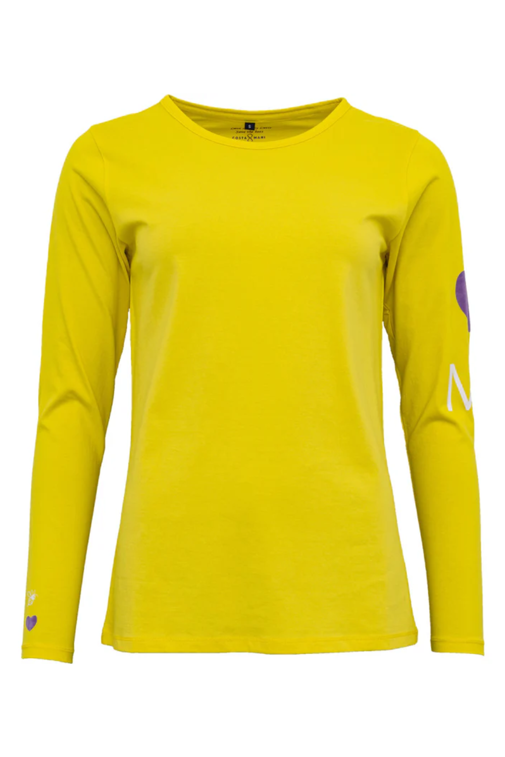 Love Me Tee - Yellow W/White