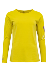 Älska mig T-shirt - Gul med vit