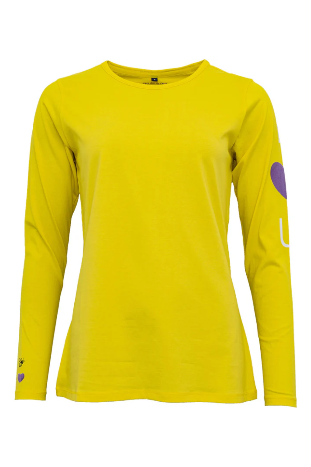 Love U Tee - Yellow W/White