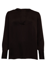 Mille L/S Blouse - Black