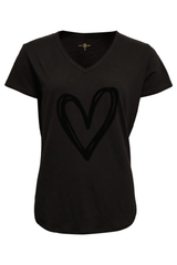 Heart Tee - Black